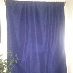 Navy blackout curtain- 63" length